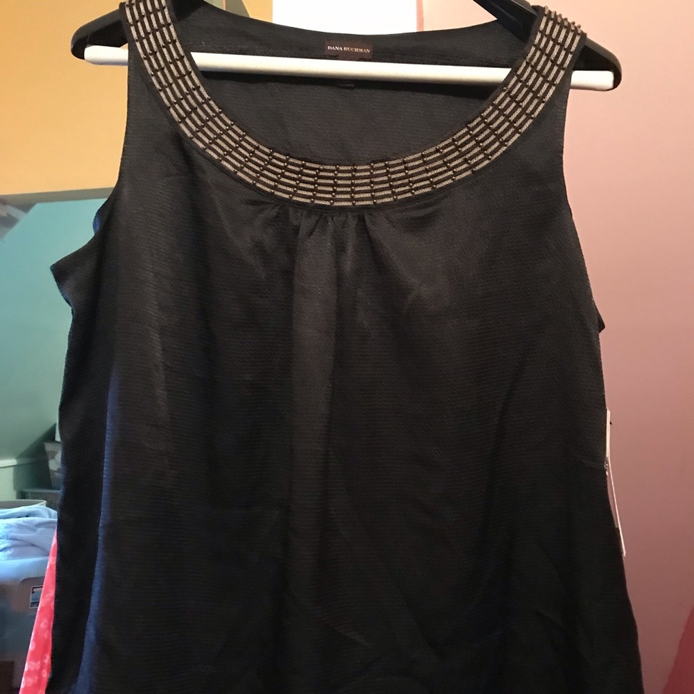 Dana Buchman satin tank